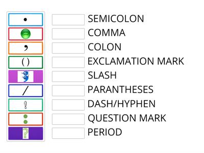 PUNCTUATION MARKS