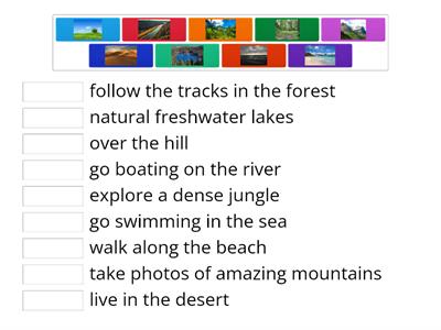 EO1 Unit 8 Landscapes and Activities