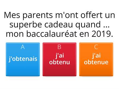 PASSÉ COMPOSÉ OU IMPARFAIT. Faites le bon choix. Attention aux accords et aux pièges!