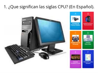 Cuestionario - Computación Básica