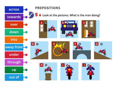 Prepositions of movement 