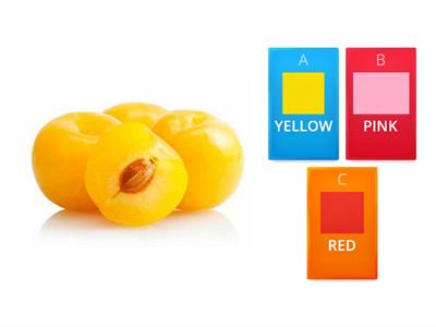 Associa la frutta e la verdura al colore!