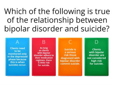 MH: Bipolar Practice questions