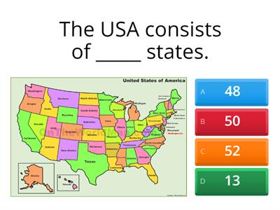 The USA: geography, history, personalities, landmarks