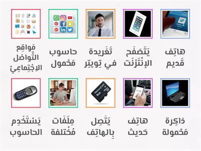 Arapça 10. Sınıf 6. Tema 1. Konu - Eşleştirme