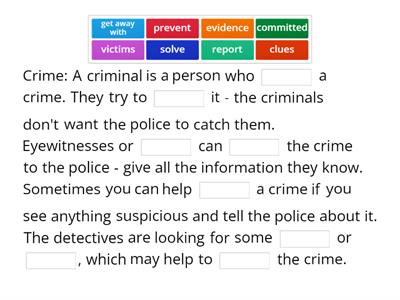 Solutions Pre Crime and punishment