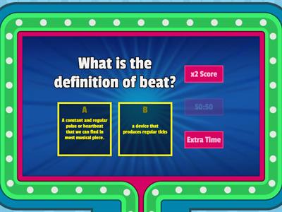 Beat and Tempo Quiz