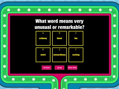 Wonder Vocabulary
