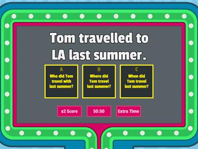 Tom's Summer holidays 