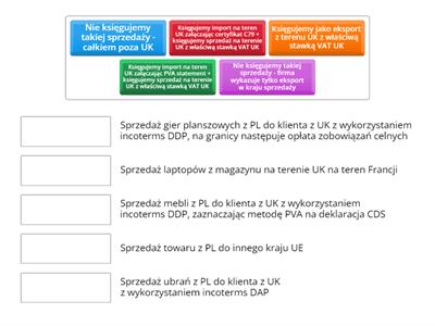 Sprzedaż towarów powyżej 135 GBP 