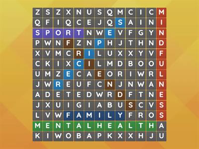 Mindful Moments Wordsearch