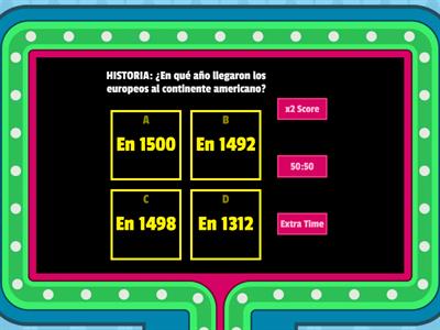 QUIZ DE FECHAS HISTÓRICAS