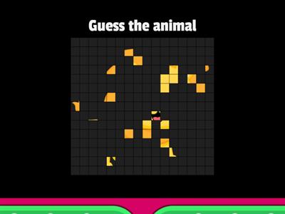 Jungle animals guessing game