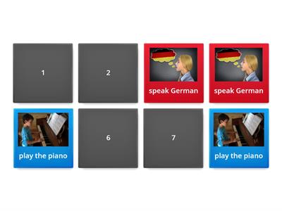 Actions and Abilities -  Memory Game