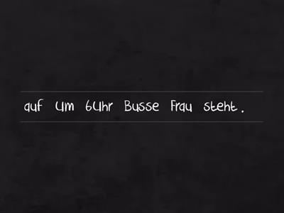 4ème - Mein Alltag - Frau Busse's typischer Montag.