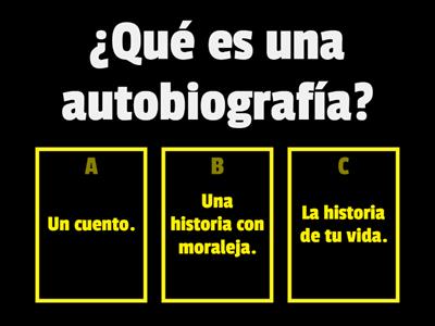 Biografía y autobiografía.