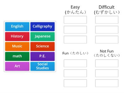 School Subjects 