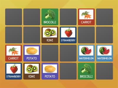 Sorting Fruits and Vegetables
