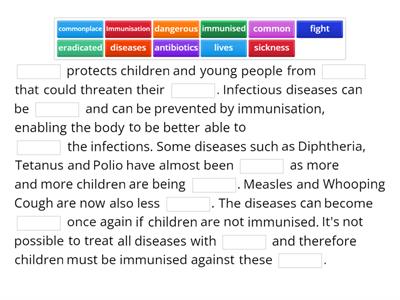 Reactions to immunisation and symptoms requiring an emergency response