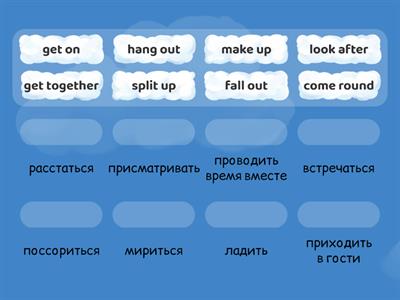 7.2. Relationships Phrasal verbs