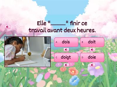 Le verbe "devoir" au présent