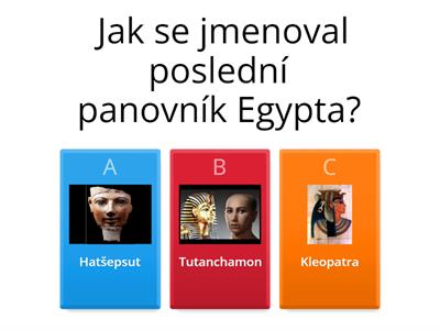 Starověký Egypt - test