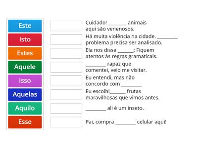 Pronomes-demonstrativos-Relacione corretamente