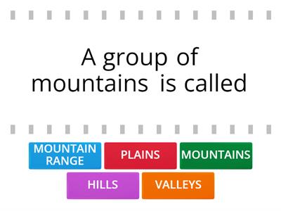 LANDFORMS