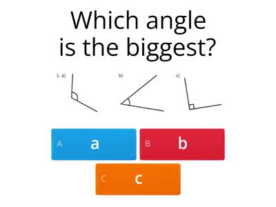 Snorkeling quiz Compare and Ordering angles
