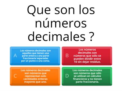 Números decimales