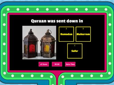 Quiz  for Ramadan