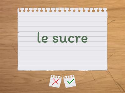 le petit déjeuner - flash cards 