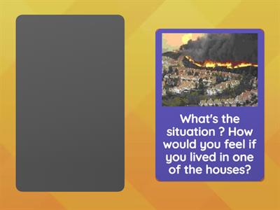  Natural disasters Describe and answer