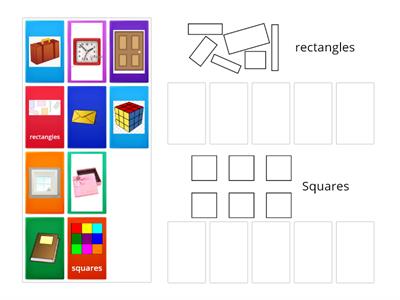 sorting rectangles and squares