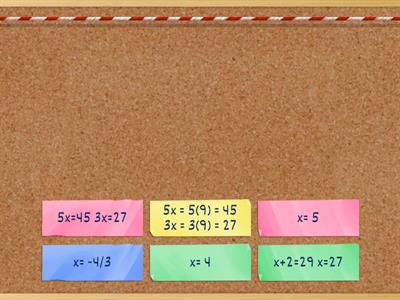 Linear equations in one variable