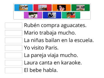 Глаголы на ar испанский 