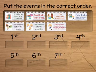 Mrs. Milkie's Sequence of Events Game
