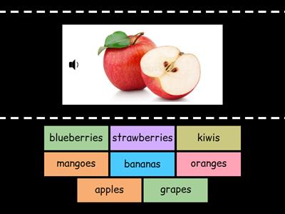 Fruit - Word Match