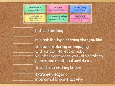 Expressions for Talking about Hobbies and Interests