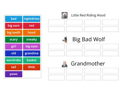 Little Red Riding Hood_Characters