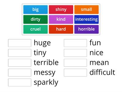 HF H Unit 6 Synonyms (the same)
