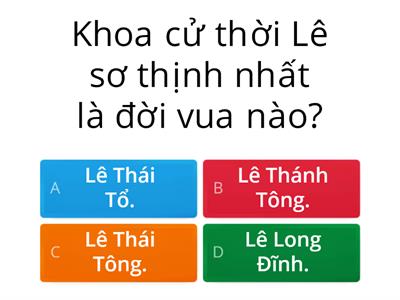 Cùng ôn luyện nào?