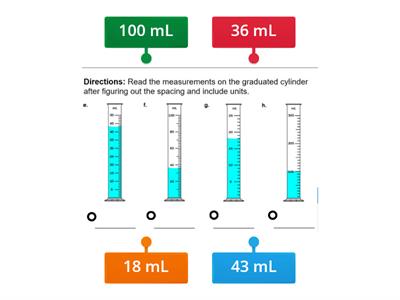 Graduated Cylinder practice