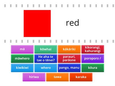 Māori Colours