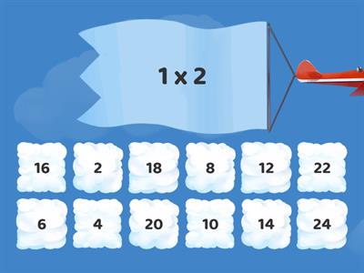 2  x table Plane & Clouds - find the match