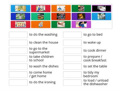 1C Housework + routine (Solutions Elementary)
