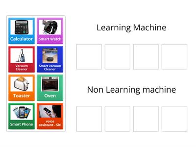 Learning and NonLearning Machine 