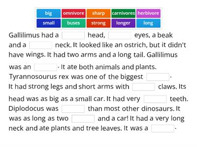Year 4 Module 8: Amazing Animals- Dinosaurs