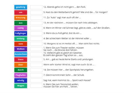 Schritte international neu 4: Lektion 11: Wiederholung: Verbinden Sie!