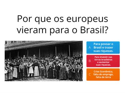 Imigrantes Europeus no Brasil - 